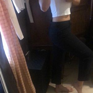 Black jeans mid rise